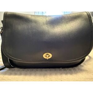 Coach J20 9790 Black Leather Bag